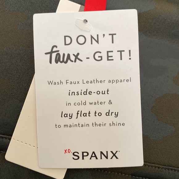 Spanx | faux leather | camo leggings - Picture 6 of 16